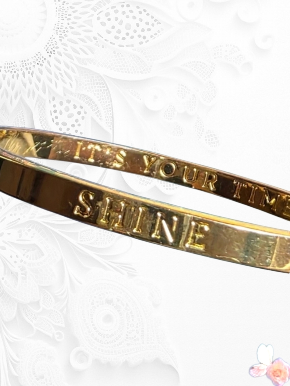 Spartina 449 Gold Plated Inspirational Bangle Clasp